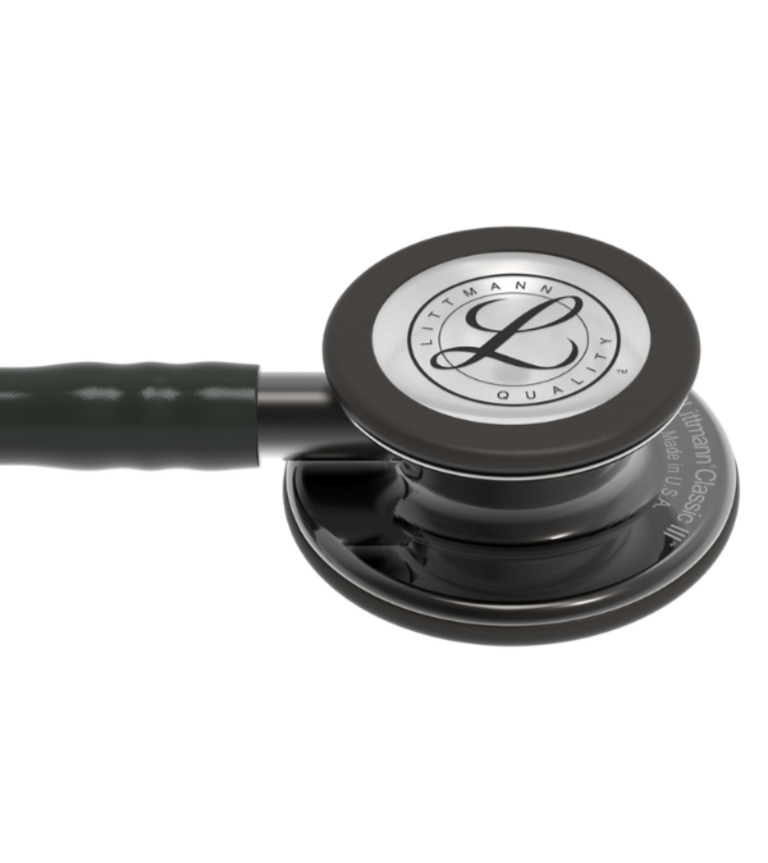 3M™ Littmann® Classic III™ Monitoring Stethoscope , Smoke-Finish , Black Tube 5811