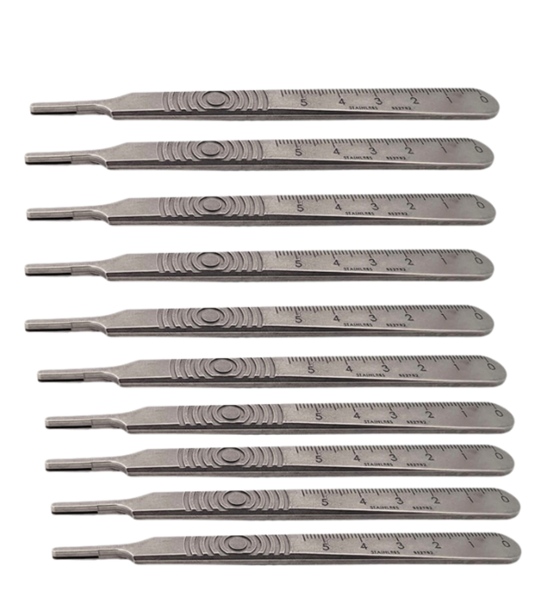 10 יחידות מחזיק להב כירורגי 3 מתכת