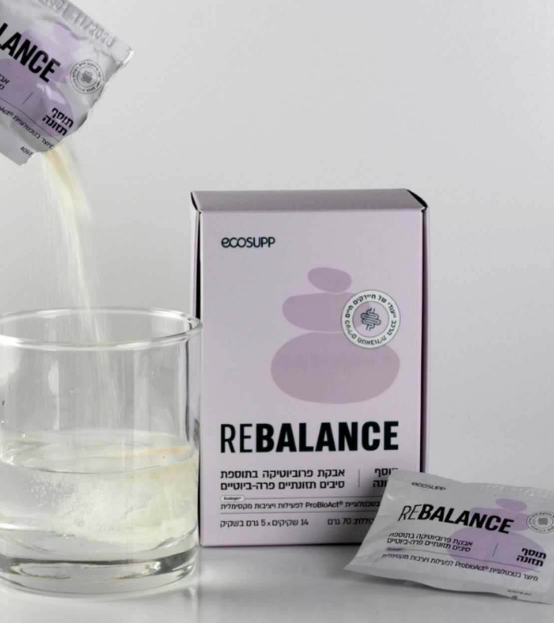 REBALANCE – פרוביוטיקה לאיזון ושיקום המיקרוביום כהשלמה לטיפול אנטיביוטי