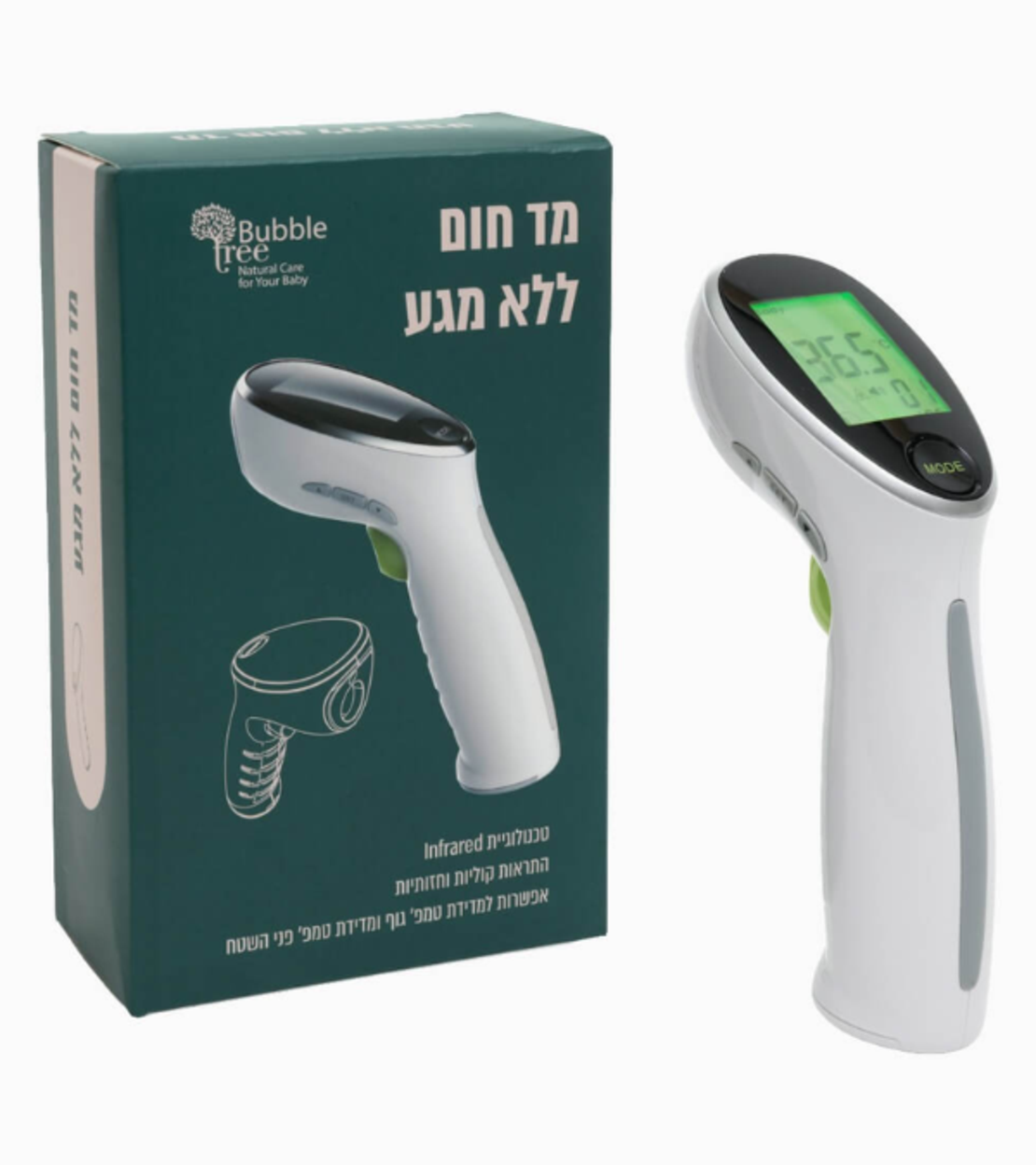 מד חום חכם ללא מגע של Bubble Tree