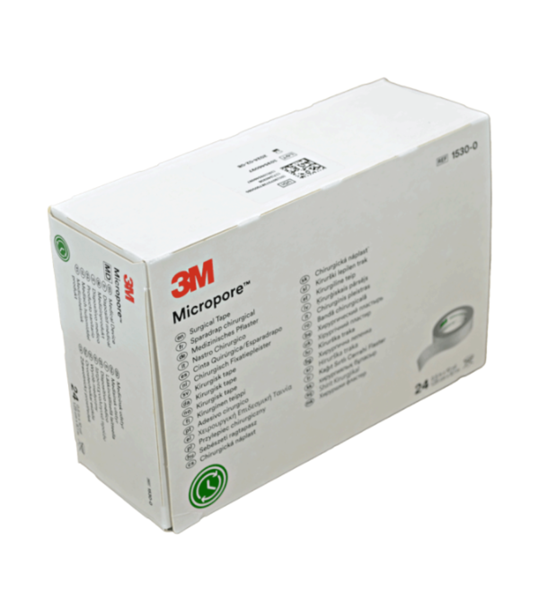 מארז MICROPORE 3M - דבק פלסטר נייר מיקרופור 1.25 ס