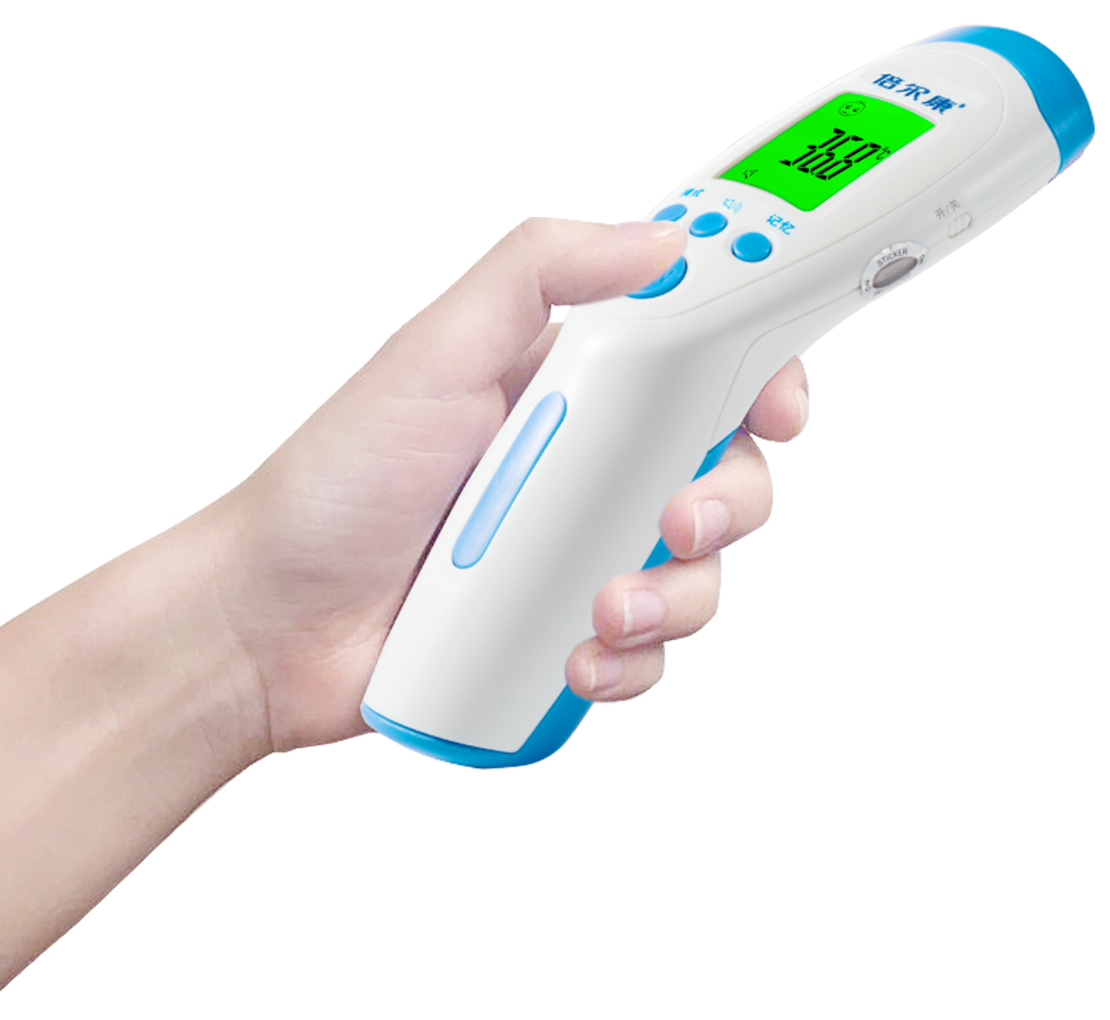 מד חום מדויק ללא מגע לשימוש אישי ומרפאתי CCTHERM182