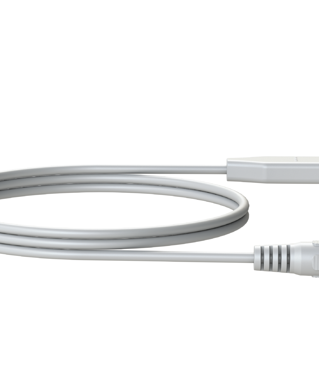 שנאי / מטען USB בתקן רפואי - 2 אמפר עם כבל USB A - Round 5.5