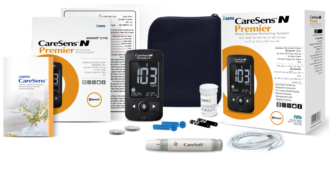 מד סוכר חכם CareSens N Premier