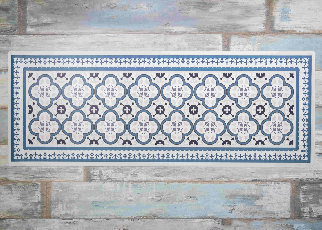 שטיחון מטבח pvc דגם sea