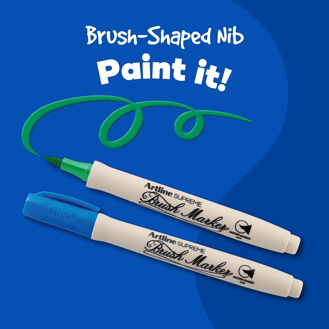 סט טושים ללוח מחיק - Artline Supreme Whiteboard Marker