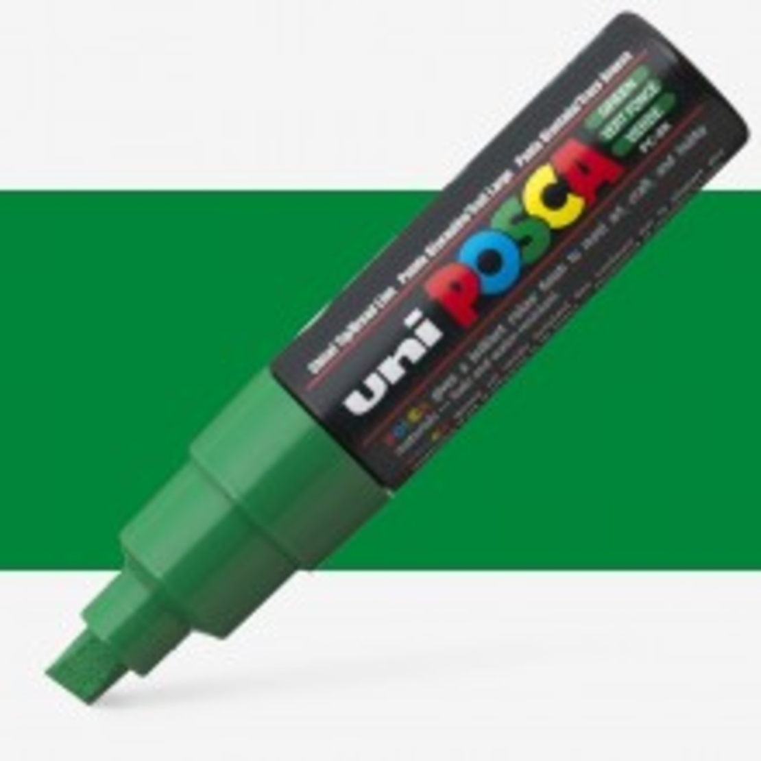 טוש פוסקה לציור-8 מ''מ POSCA K8-ירוק