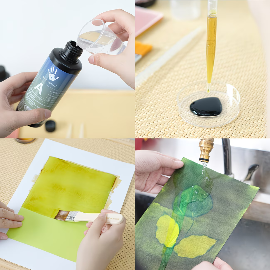 ערכת Cyanotype Pro – אבקות להדפסי שמש אומנותיים (Sun Print Kit)