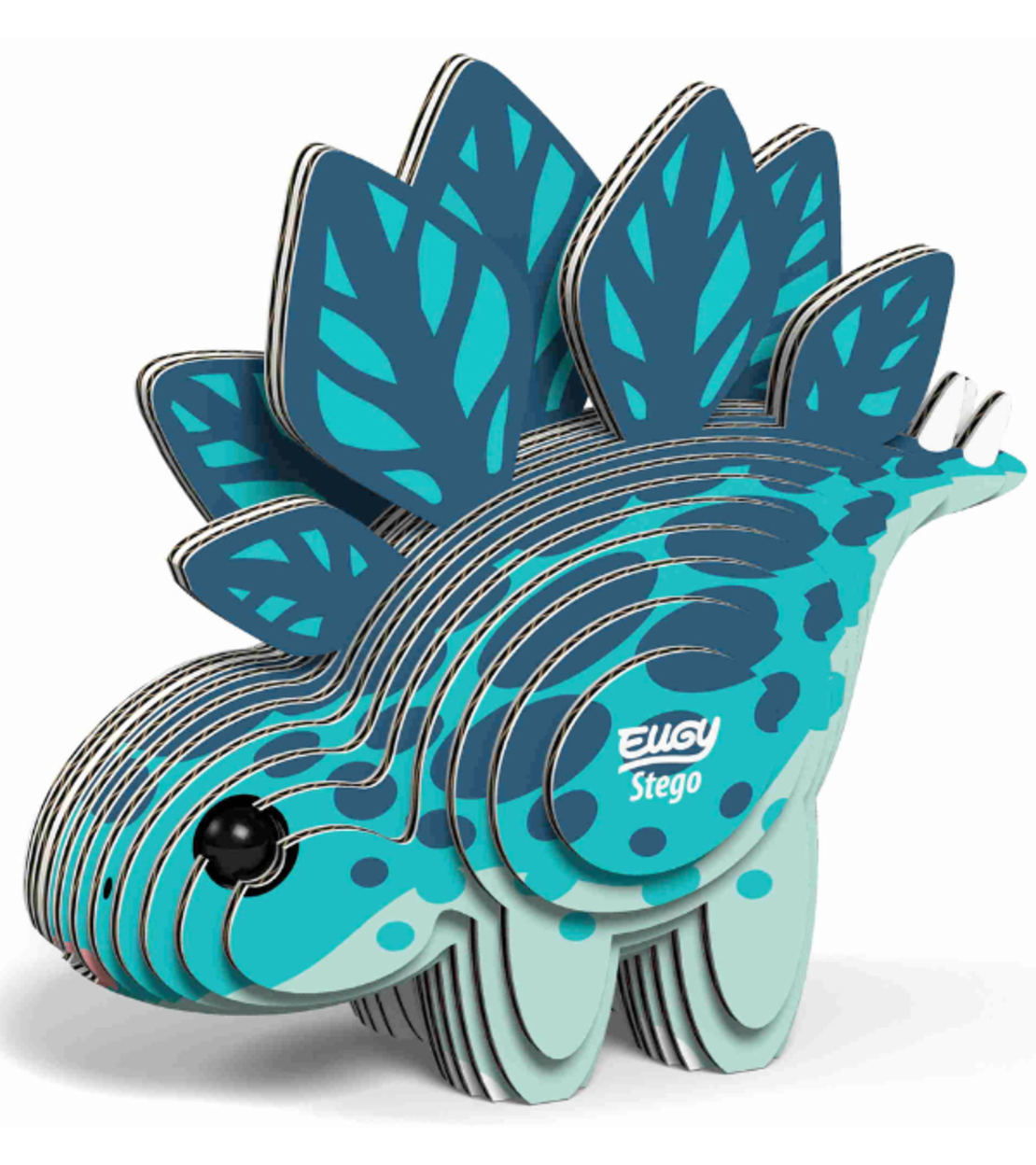 ערכת הרכבה תלת־ממדית דינוזאור סטגוזאורוס EUGY – פאזל 3D מקרטון איכותי