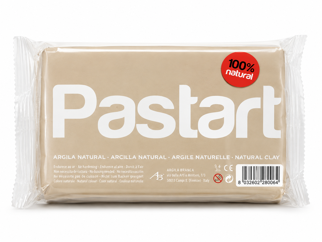חימר טבעי 100% בצבע בז' - Pastart Natural Clay