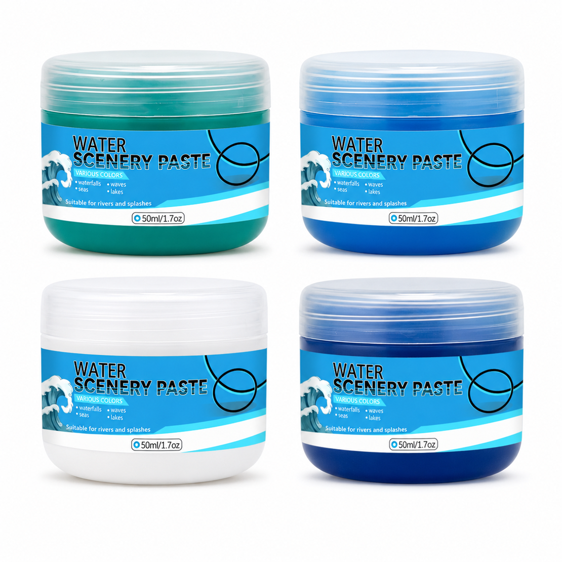 משחת אפקט מים ליצירות ודיורמות – Water Scenery Paste 50 מ