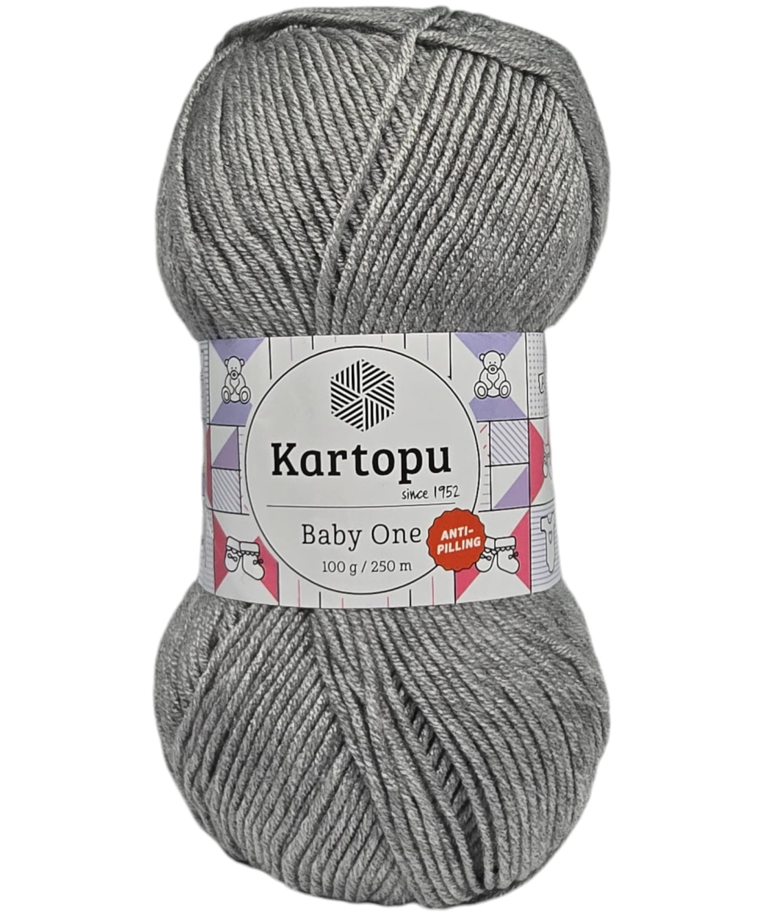 צמר בייבי KARTOPU BABY ONE-אפור