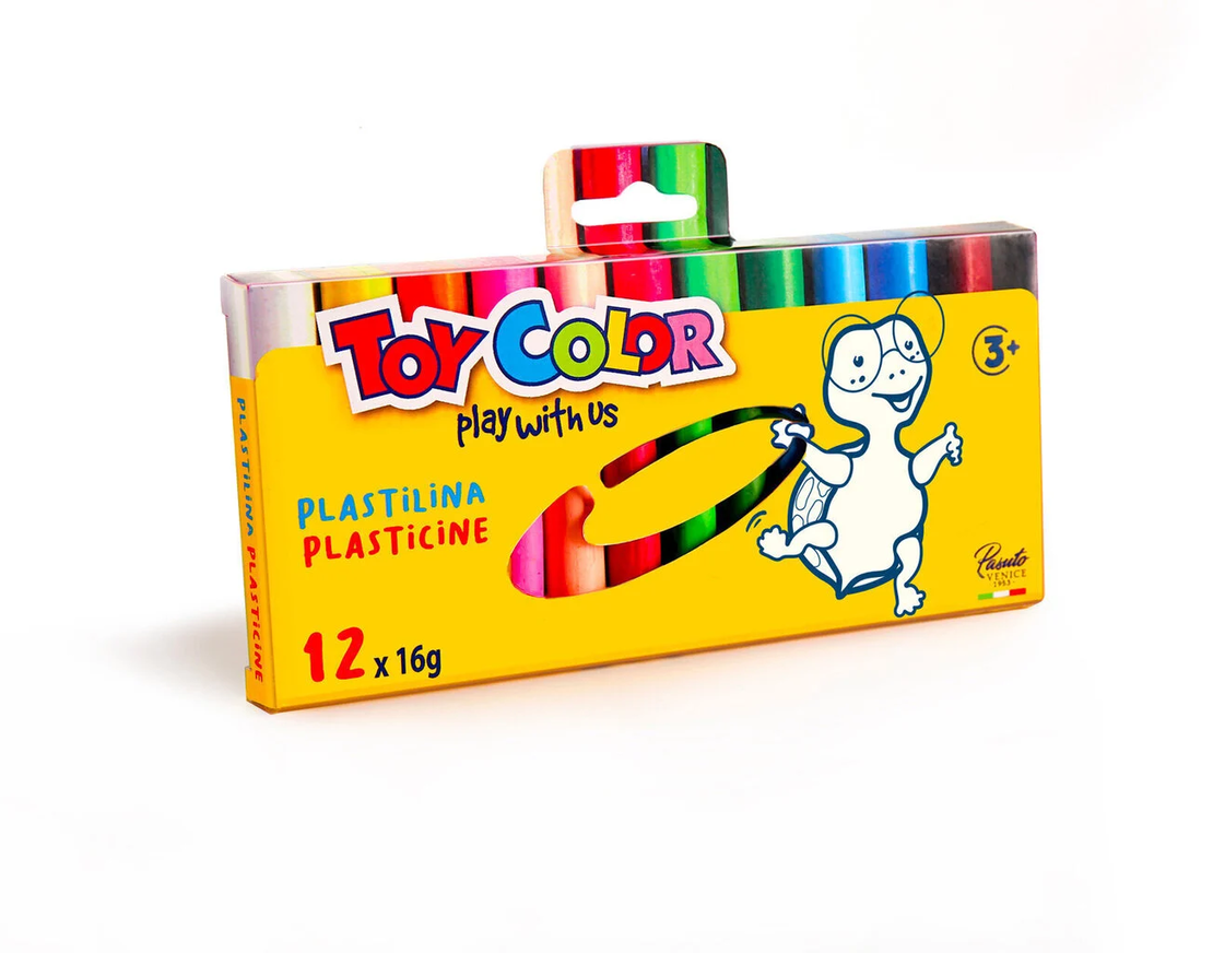 פלסטלינה - 12 גוונים טוי קולר