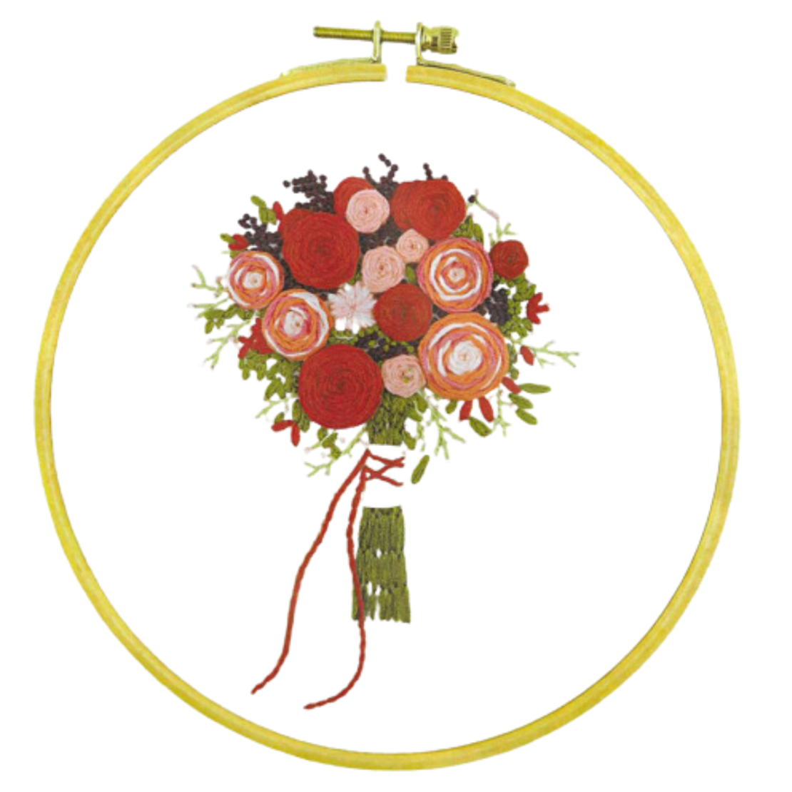 ערכת רקמה בעיצוב זר רומנטי – Romantic Bouquet