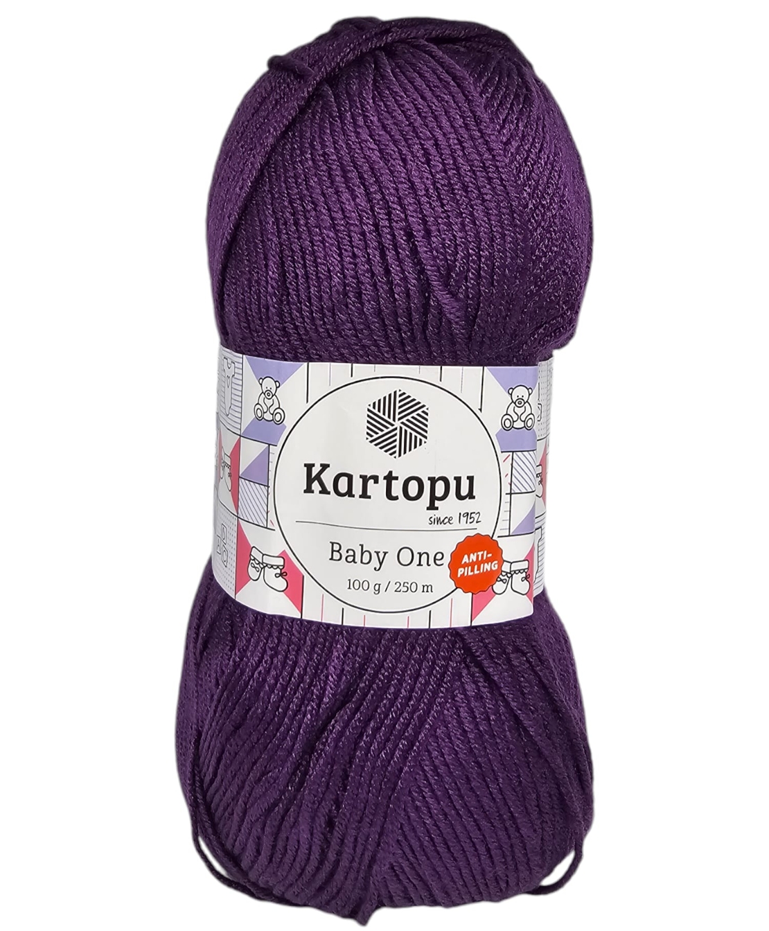 צמר בייבי KARTOPU BABY ONE- סגול חציל