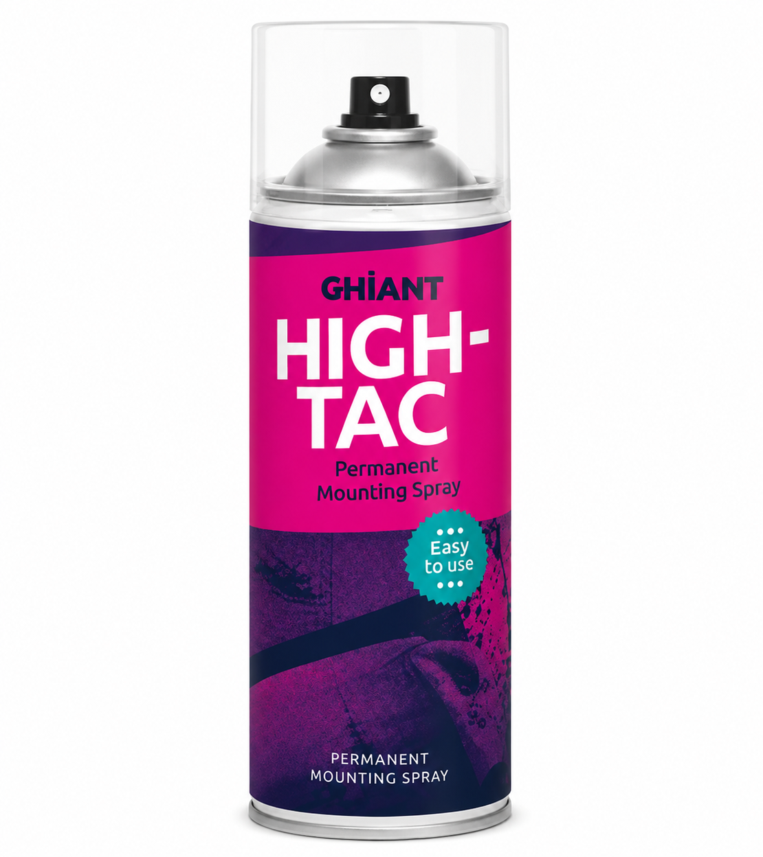 ספריי דבק שקוף דבק קבוע לאמנים וגרפיקאים Ghiant High-Tac