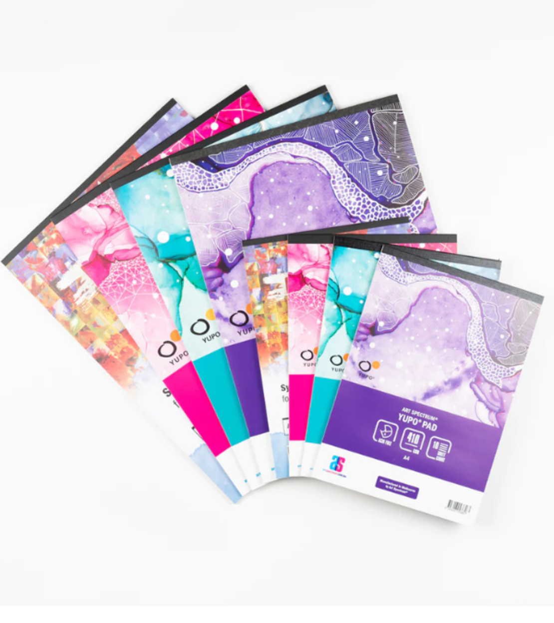 בלוק נייר סינתטי מקצועי לאלכוהול אינק – 525 גרם Synthetic Paper Pad for Alcohol Ink