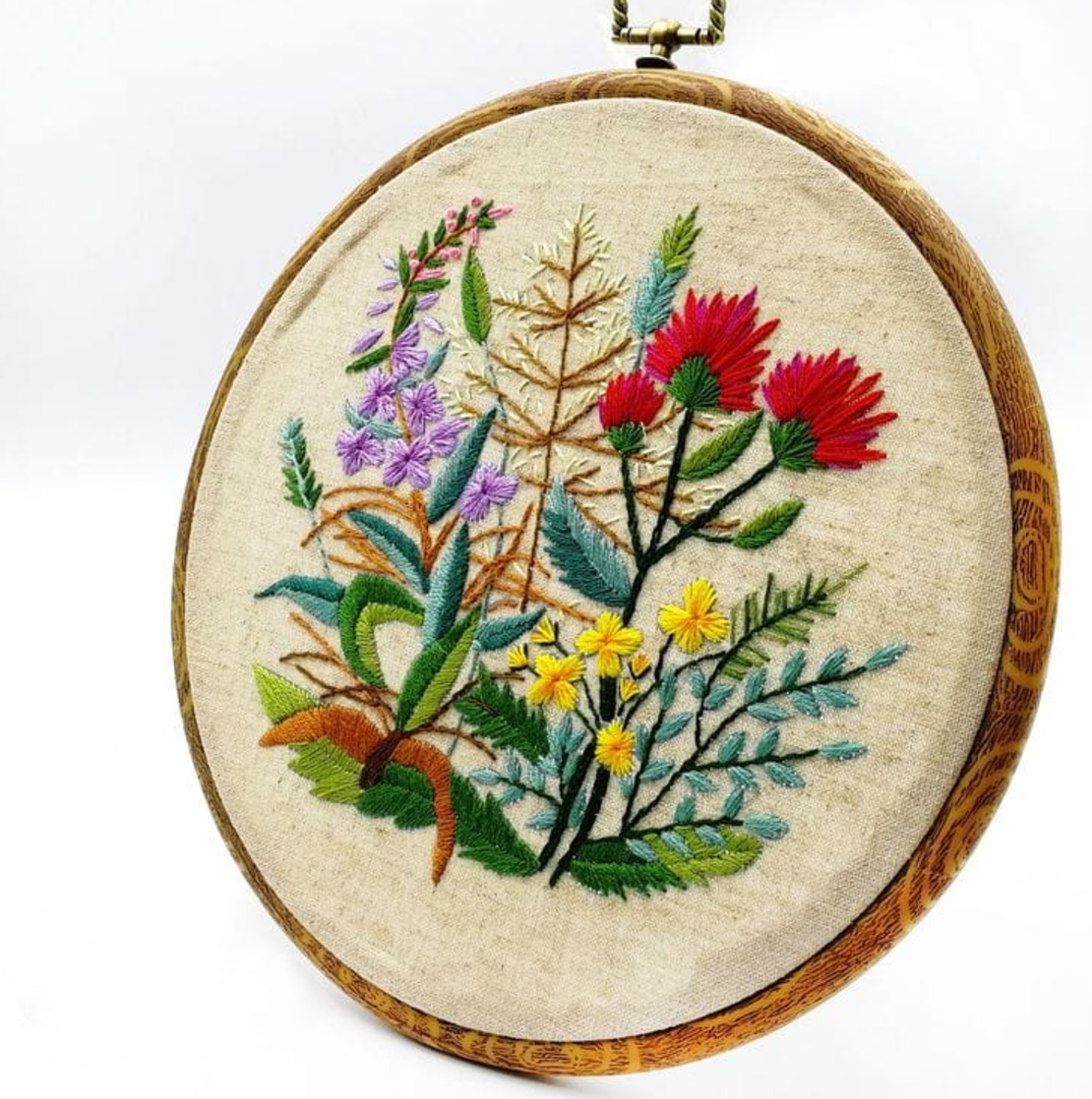ערכת רקמה בעיצוב פריחת גן – Garden Blooms