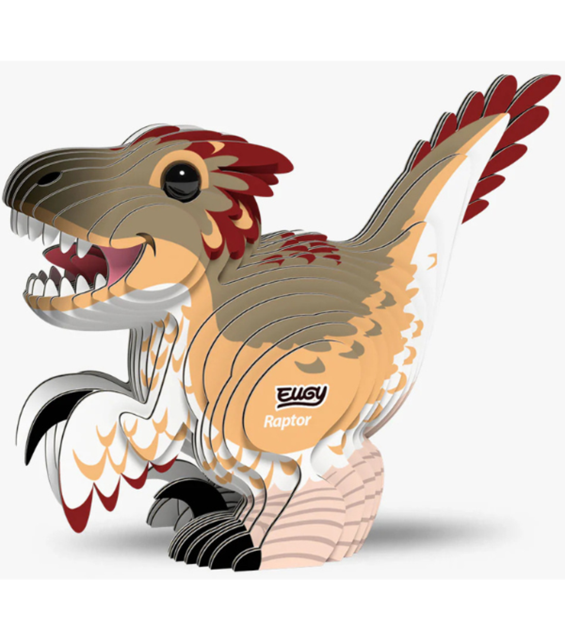 ערכת הרכבה תלת־ממדית רפטור EUGY – Velociraptor פאזל 3D מקרטון