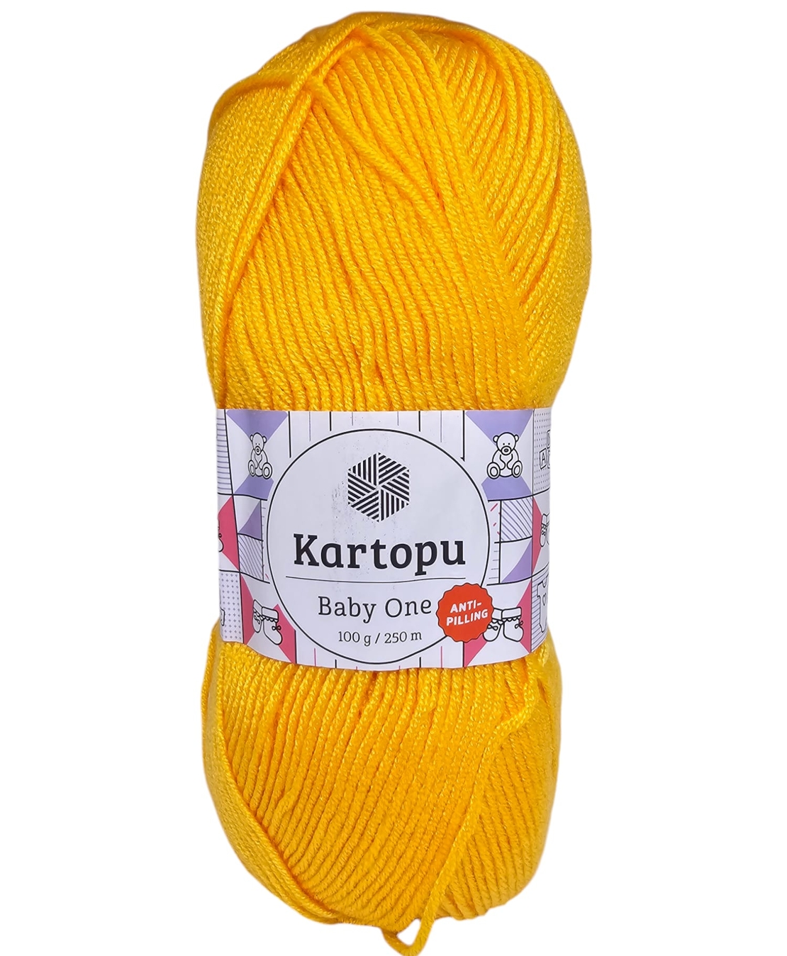 צמר בייבי KARTOPU BABY ONE- צהוב