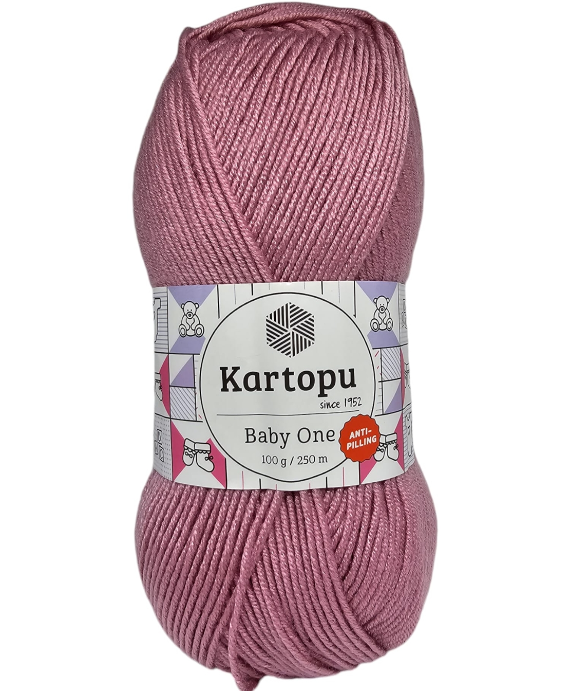 צמר בייבי KARTOPU BABY ONE- ורוד עתיק