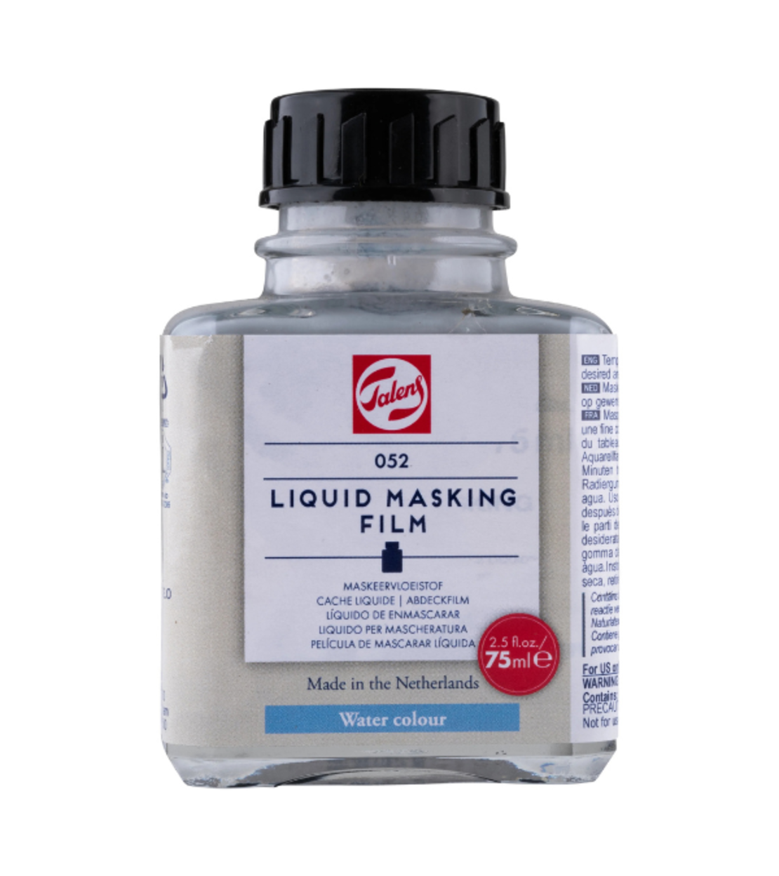 נוזל מסקינג נוזלי לצבעי מים - Talens Liquid Masking Film 75ml