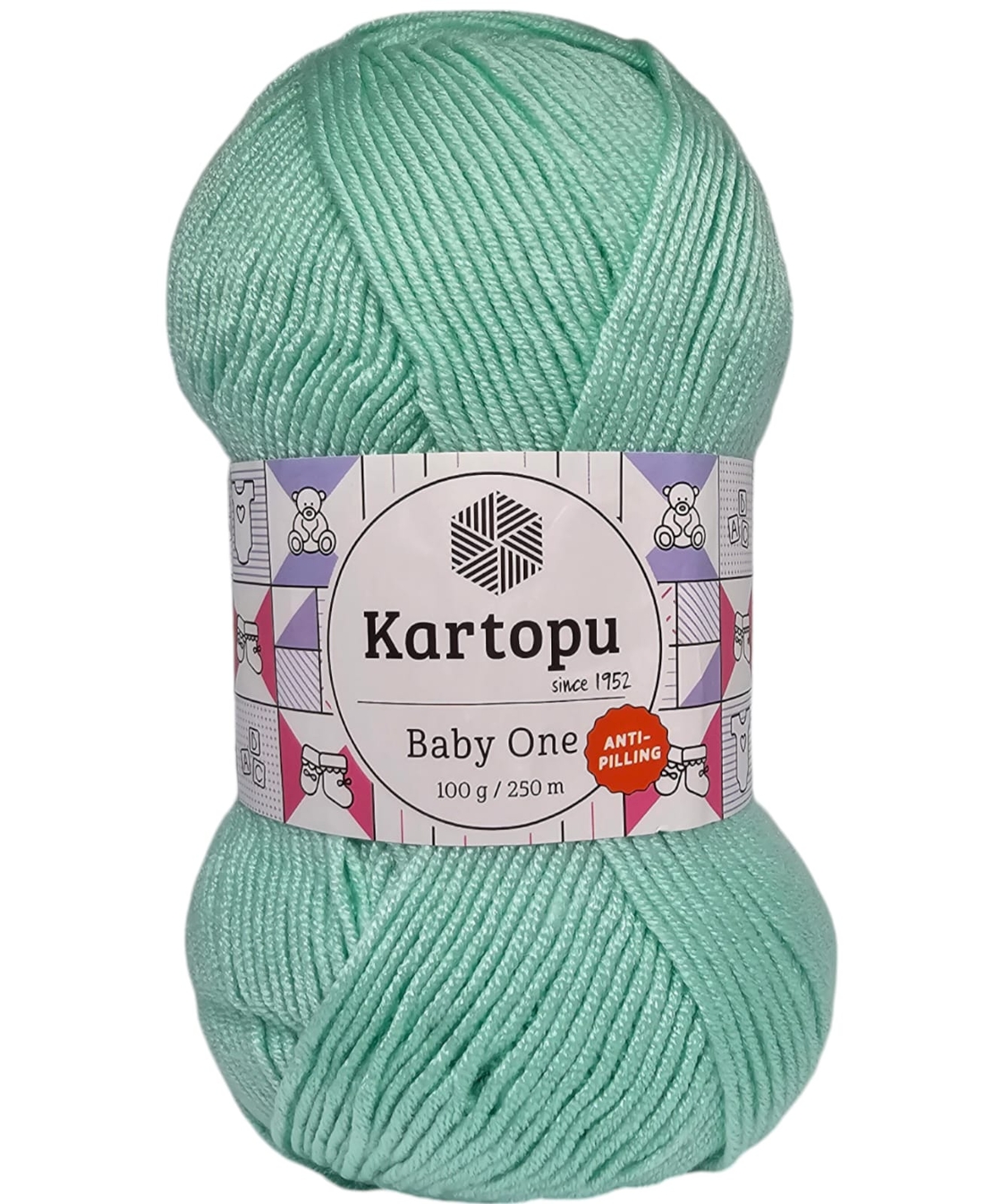 צמר בייבי KARTOPU BABY ONE-ירוק מנטה