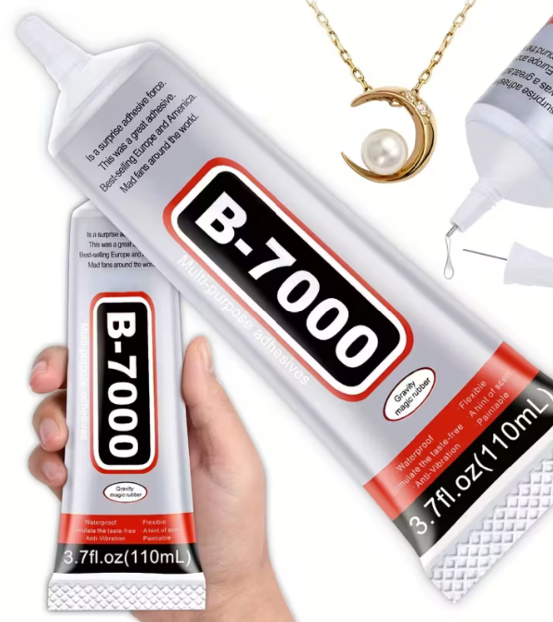 דבק תעשייתי רב־תכליתי 15 מ''ל B-7000