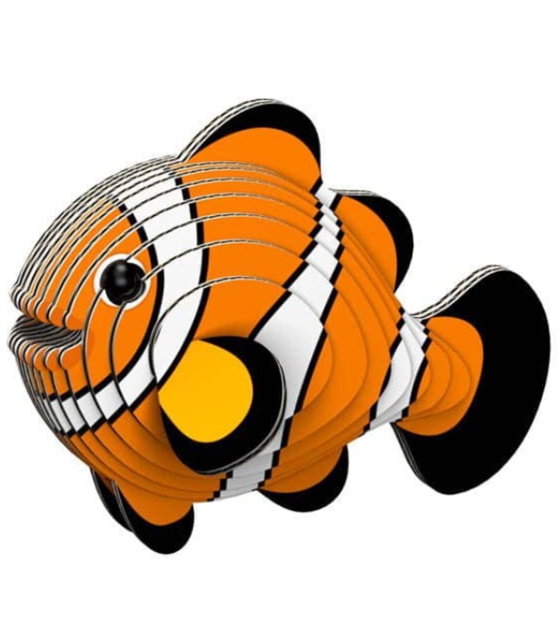 ערכת הרכבה תלת־ממדית דג ליצן EUGY – פאזל 3D מקרטון איכותי