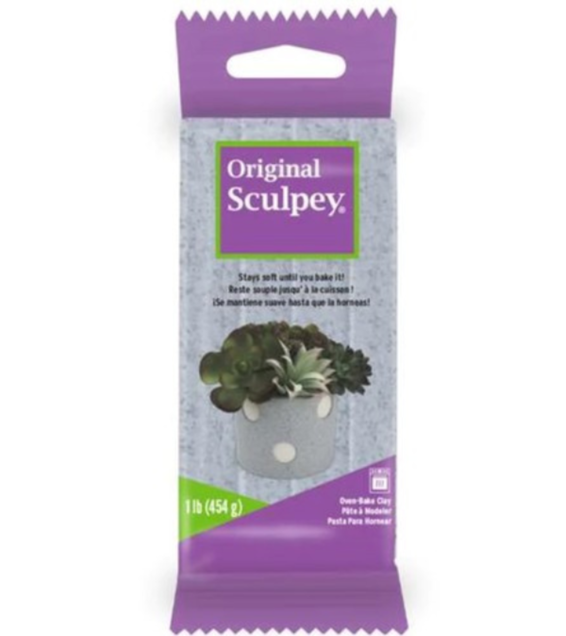 חימר פולימרי לאפייה 454 גרם - Original Sculpey Granite