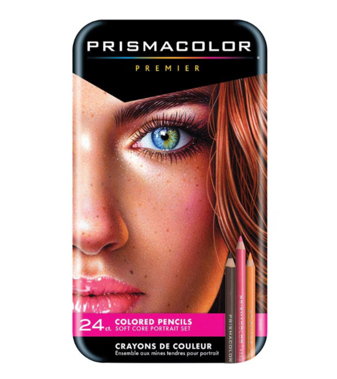 עפרונות ציור פריזמה קולור פורטרט סט 24 Prismacolor