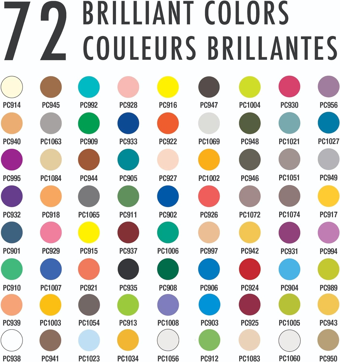 עפרונות ציור פריזמה קולור סט 72 PRISMACOLOR