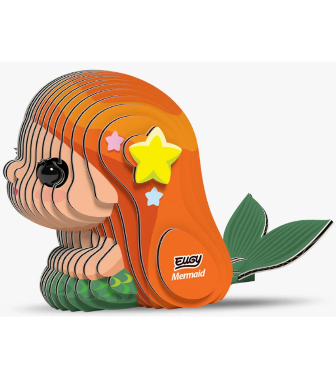 ערכת הרכבה תלת־ממדית בת ים EUGY – Mermaid פאזל 3D מקרטון