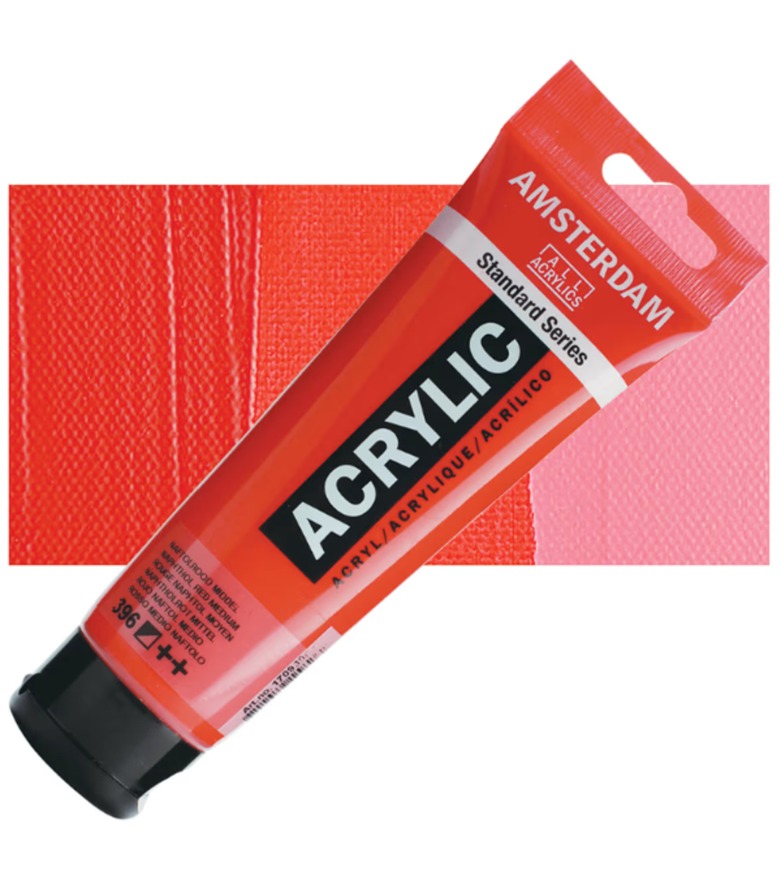 צבע אקריליק אמסטרדם – נפתול אדום בהיר (Naphthol Red Light) – 120 מ״ל