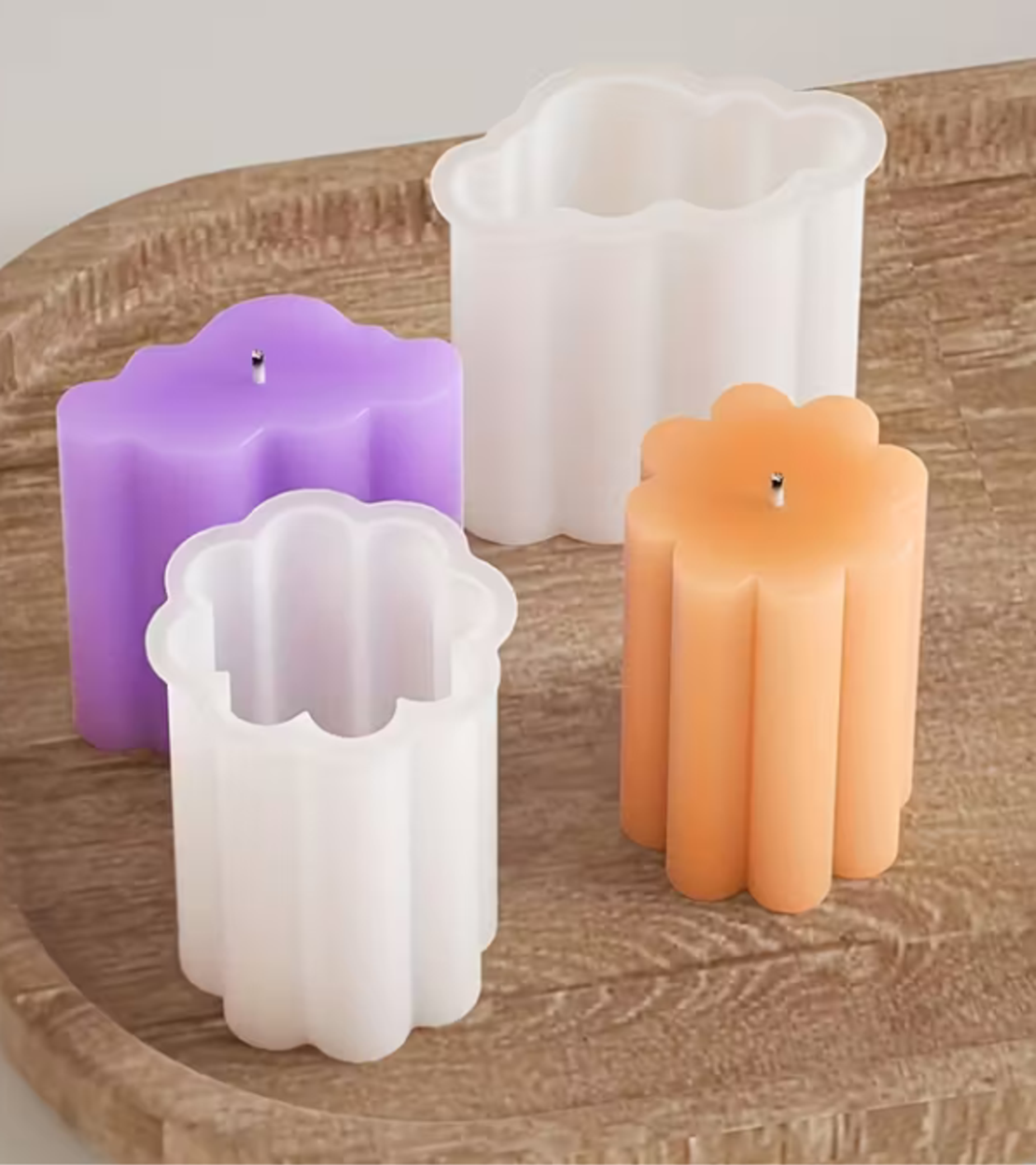 סט תבניות סיליקון ליציקה – 8 תבניות שונות