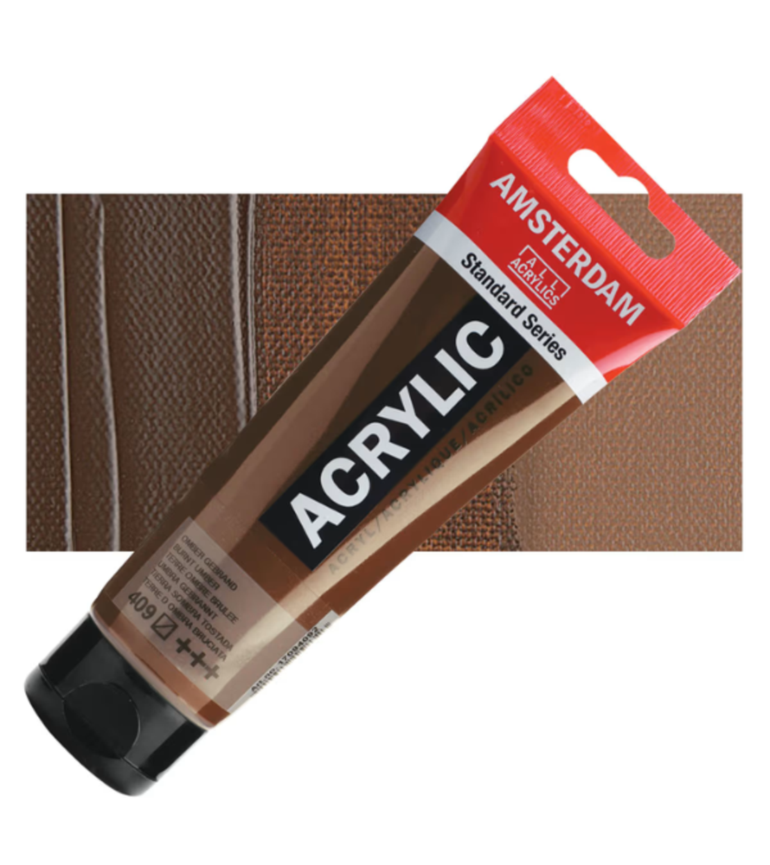צבע אקרילי אמסטרדם – Burnt Umber (חום שרוף) – סדרת Standard, נפח 120 מ״ל