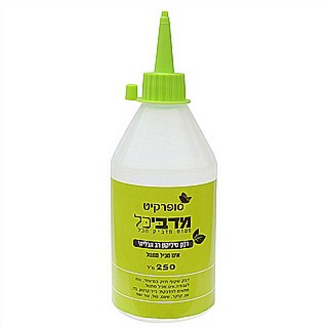 דבק סיליקון שקוף 