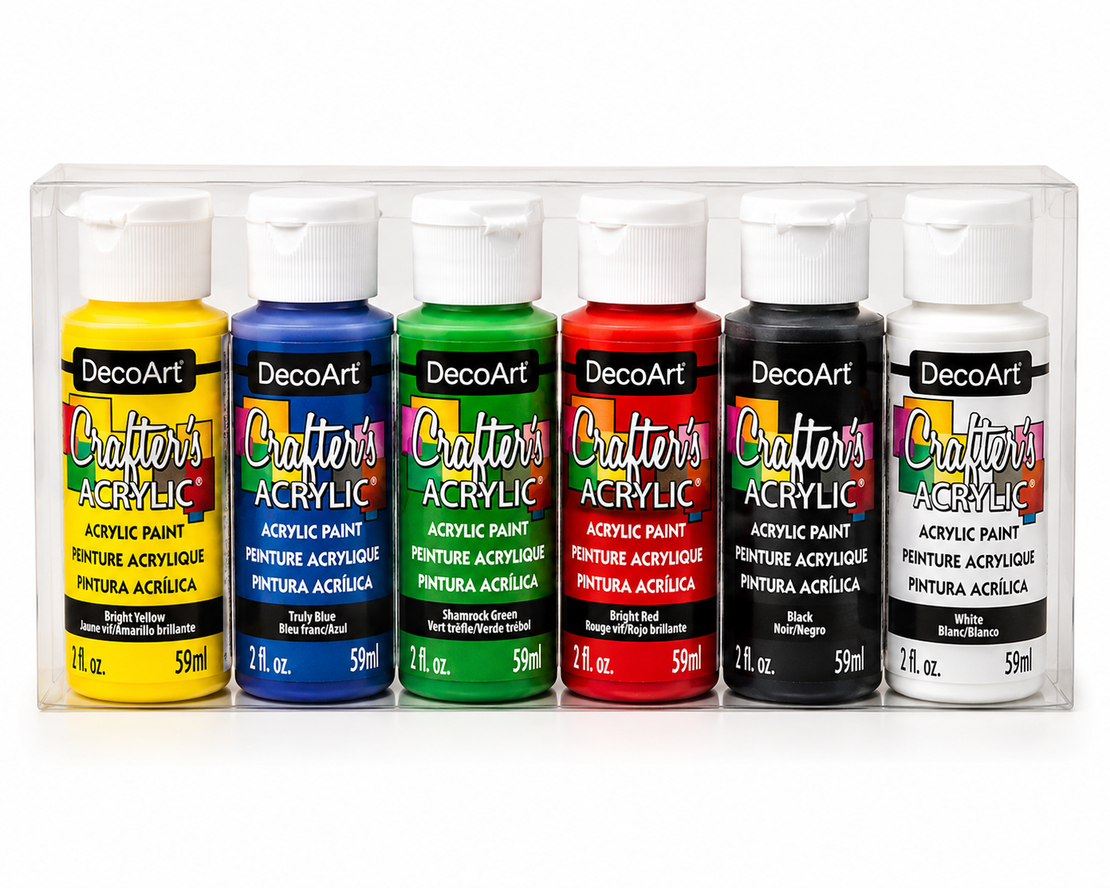 סט צבעי אקריליק – DecoArt Crafter's Acrylic Sampler Kit