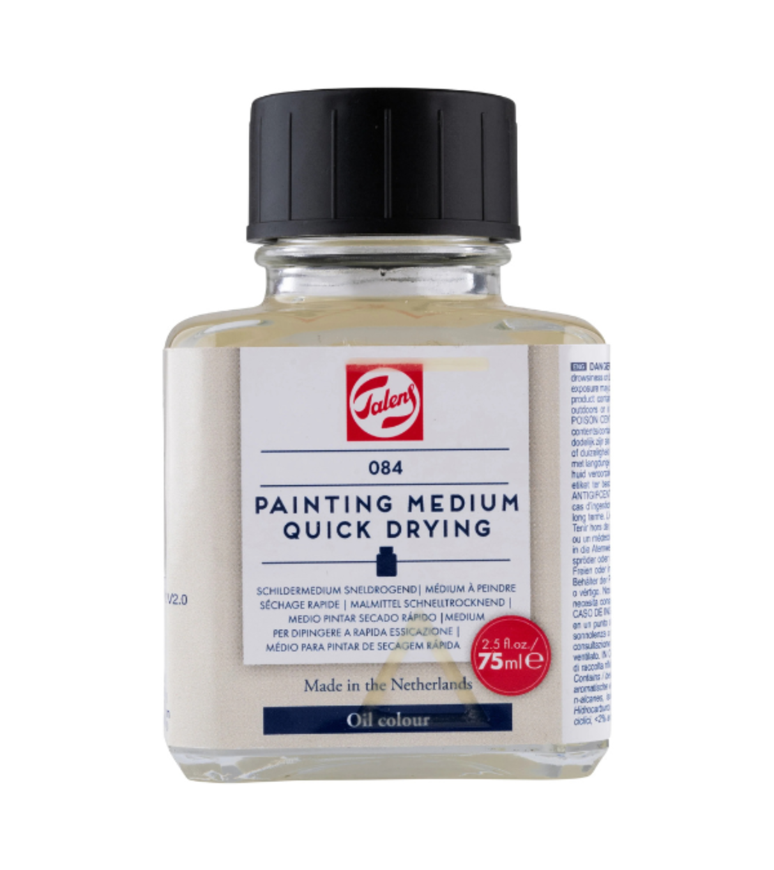 מדיום מהיר ייבוש לצבעי שמן - Talens Painting Medium Quick Drying 75ml