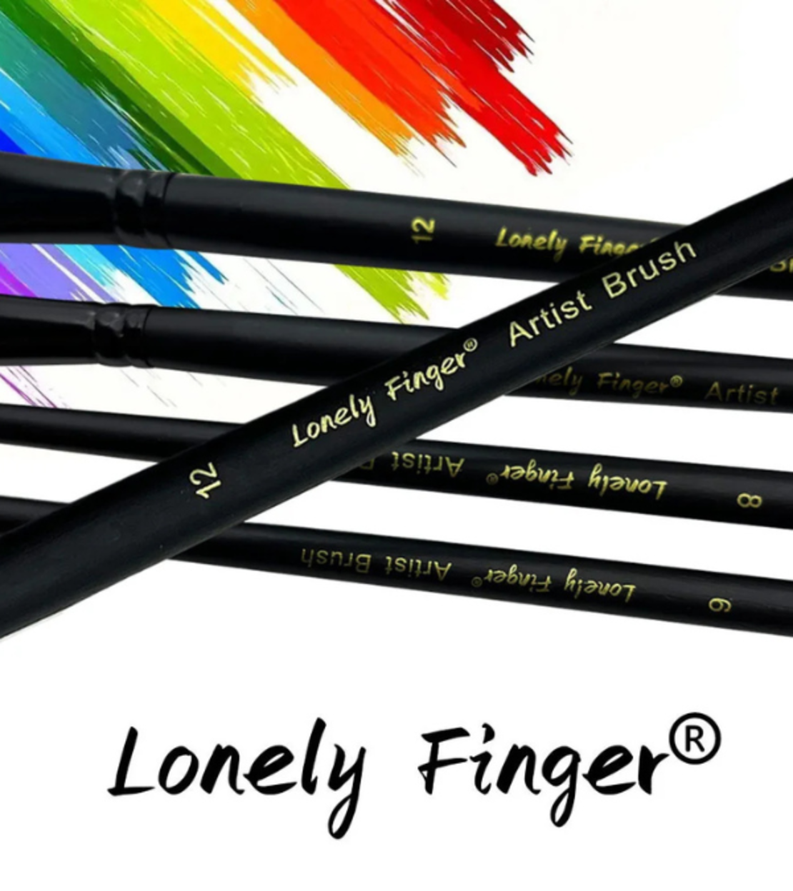 מברשת ציור עגולה Lonely Finger® – מבחר גדלים