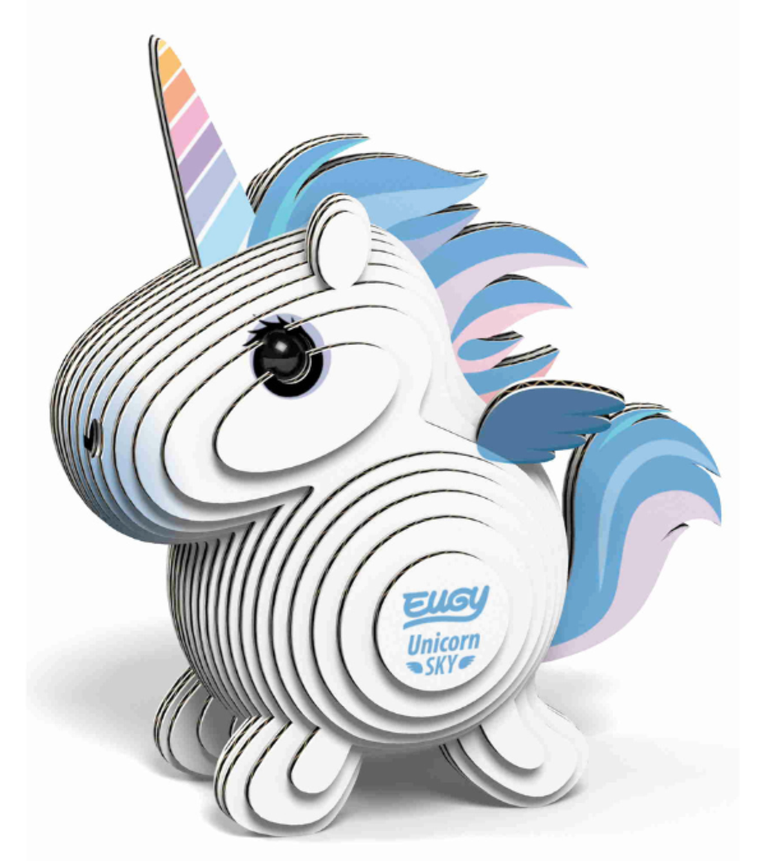 ערכת הרכבה תלת־ממדית חד קרן EUGY – Unicorn Sky פאזל 3D מקרטון