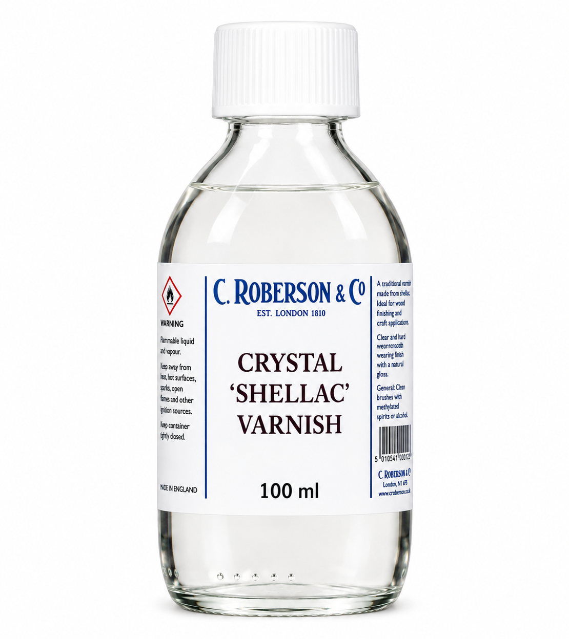לכה קריסטלית שקופה - Crystal 'Shellac' Varnish 100ml