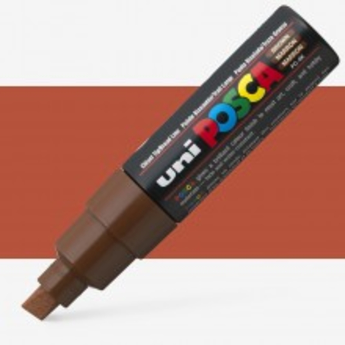 טוש פוסקה לציור-8מ''מ POSCA K8-חום