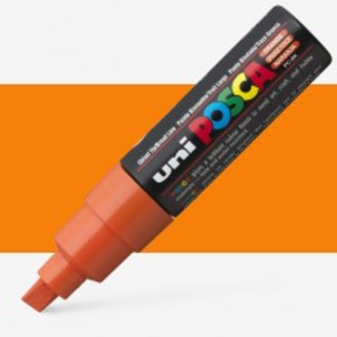 טוש פוסקה לציור-8מ''מ POSCA K8-כתום