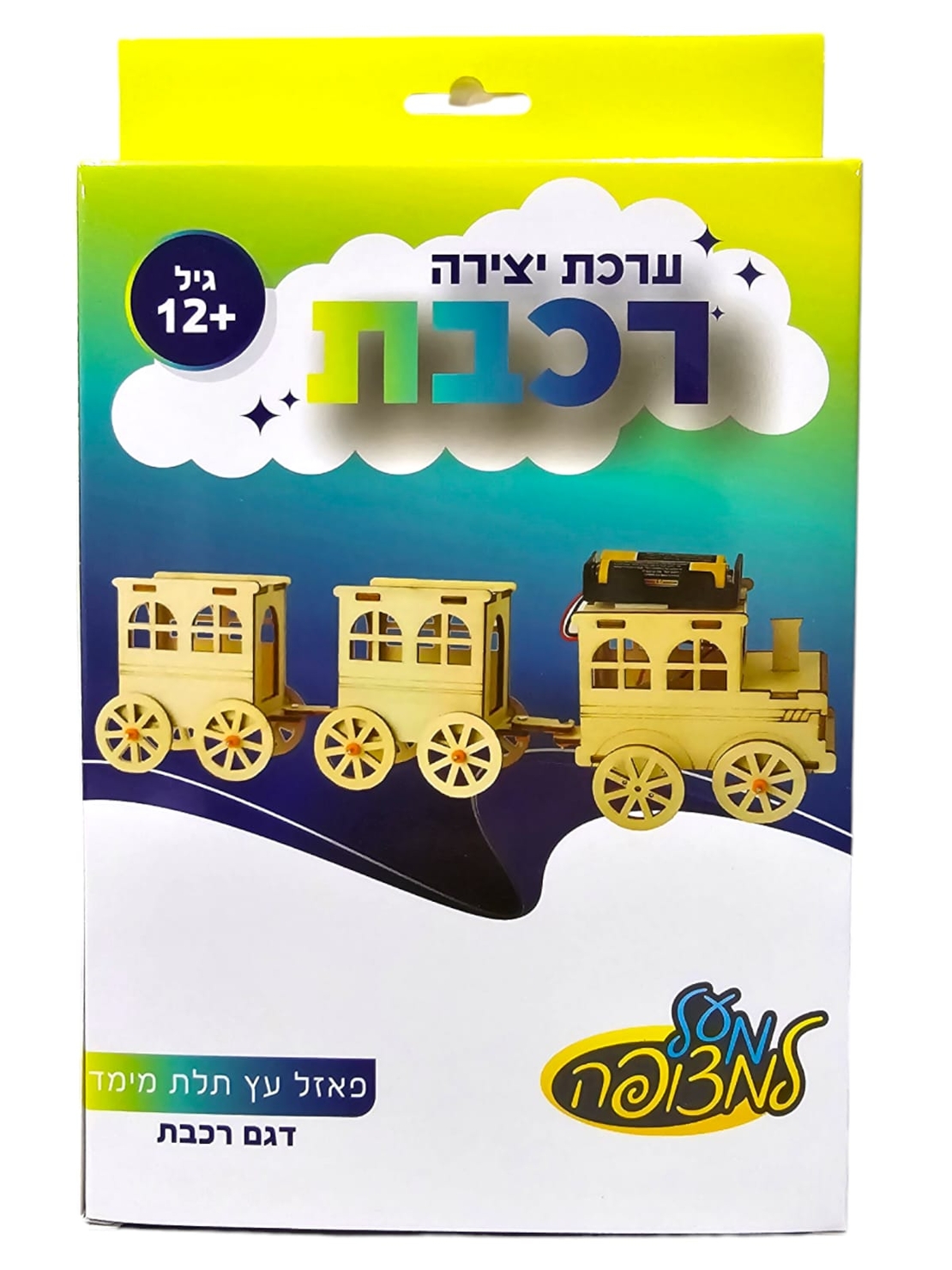 ערכת הרכבה מעץ ואלקטרוניקה / דגם רכבת