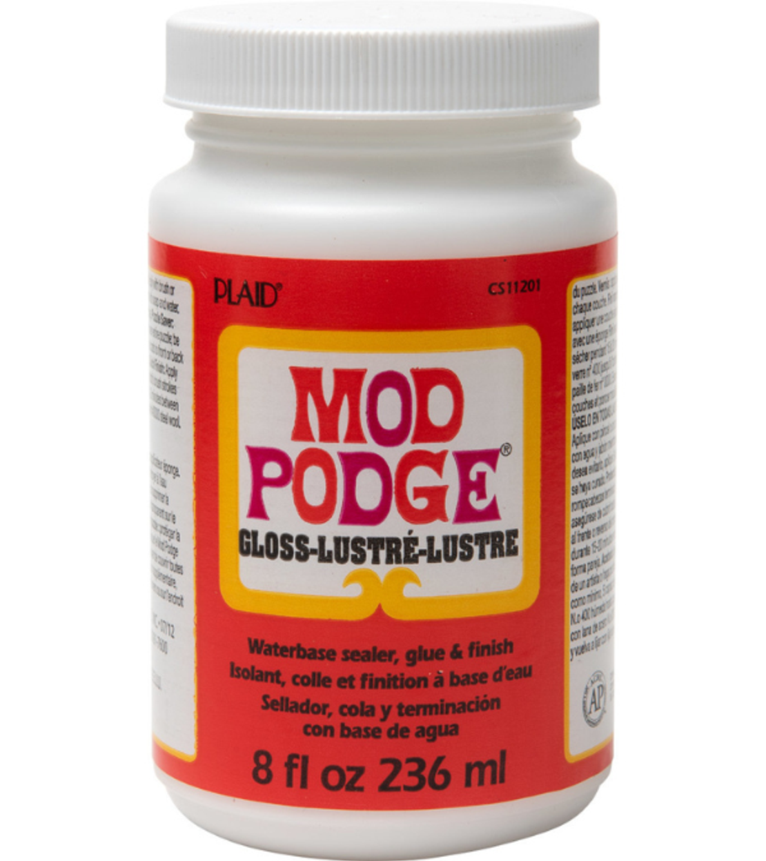 דבק, סילר ולכה מבריקה לעבודות יצירה | 236 מ״ל -Mod Podge Gloss