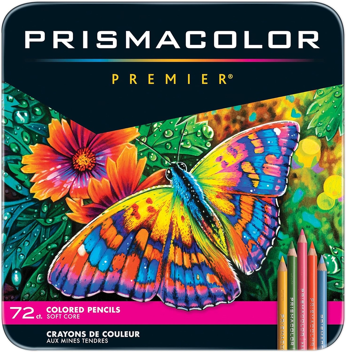 עפרונות ציור פריזמה קולור סט 72 PRISMACOLOR
