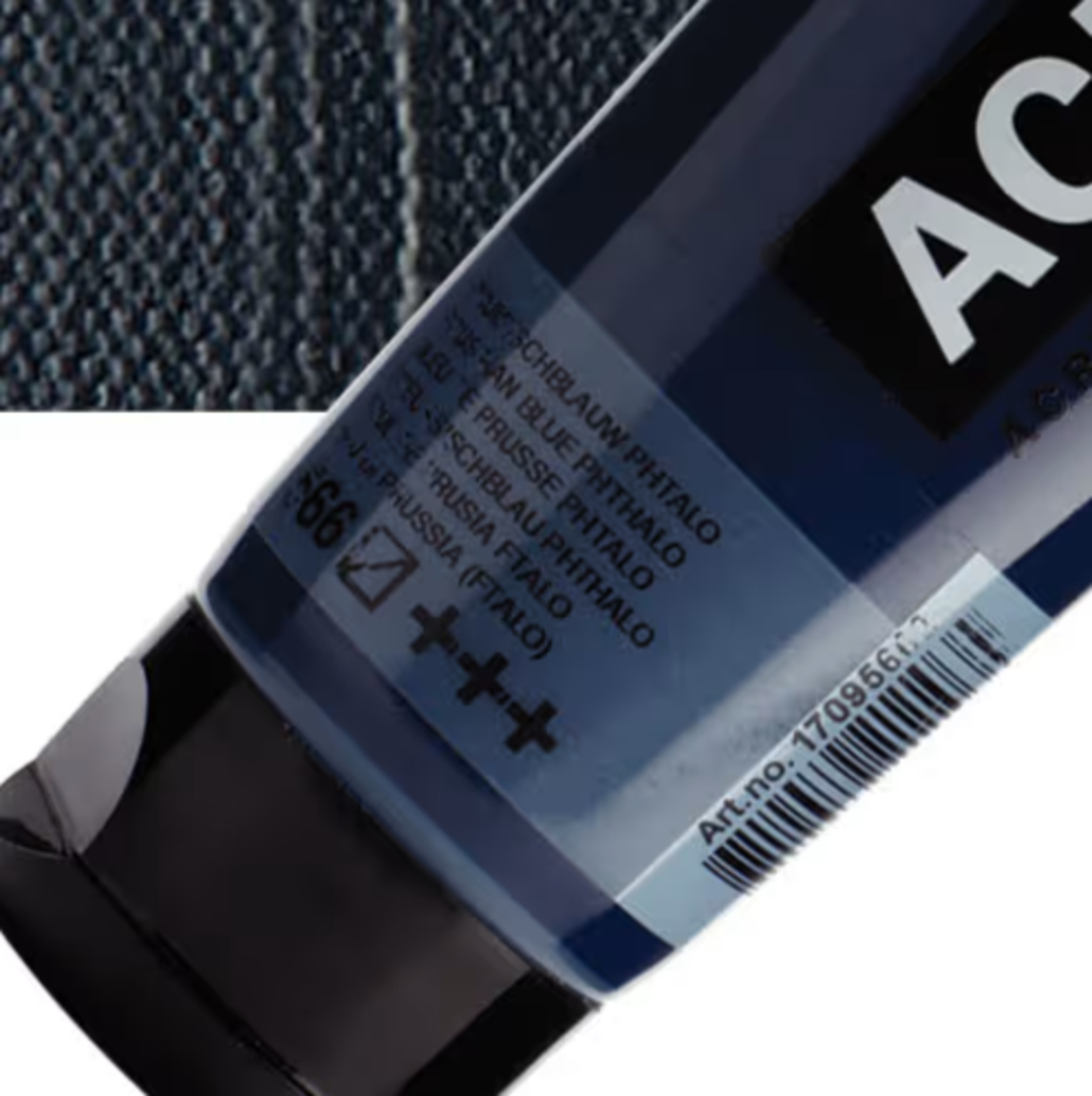 צבע אקריליק אמסטרדם מסדרת Standard – גוון כחול פרוסי פתאלו (Prussian Blue Phthalo 586)