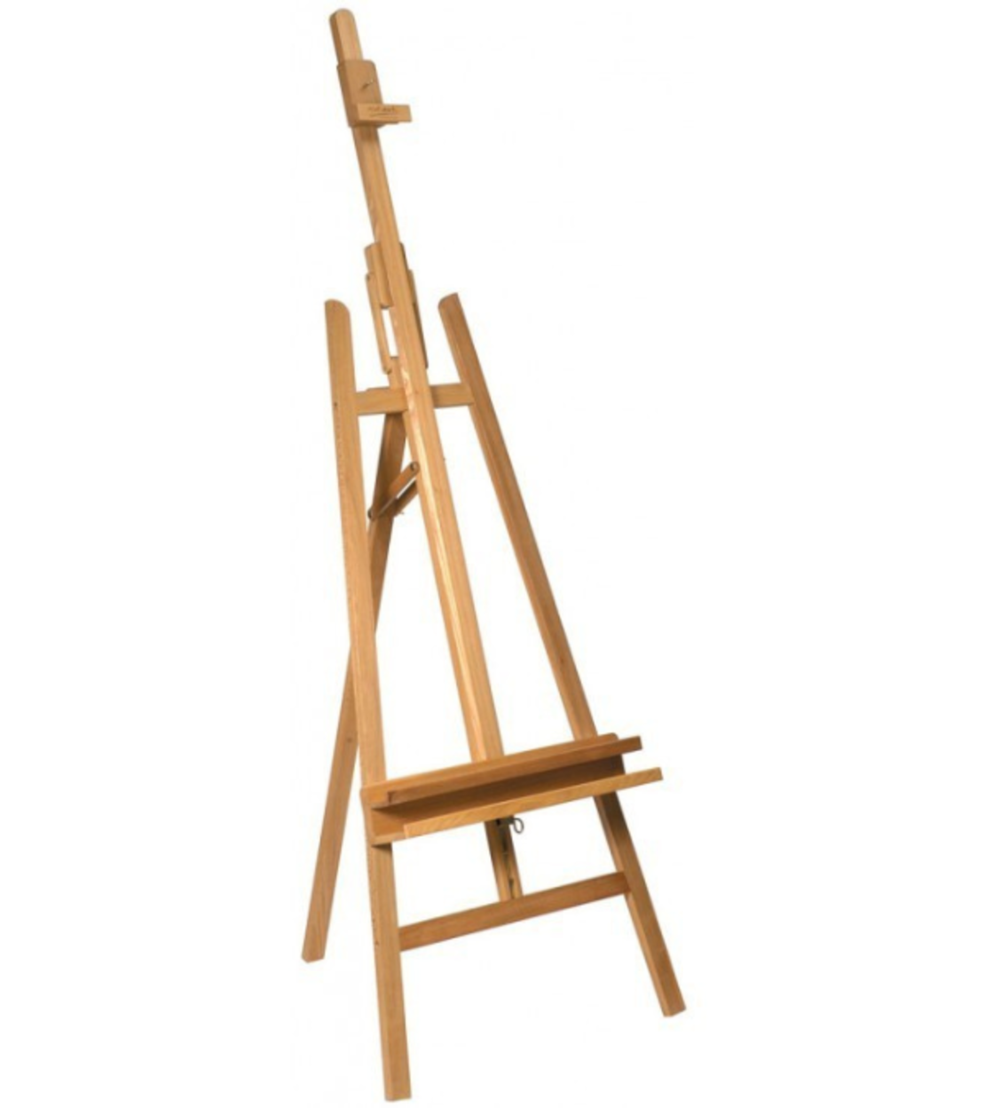 כן ציור עומד מעץ עם הטיה מתכווננת Floor Easel with Tilt