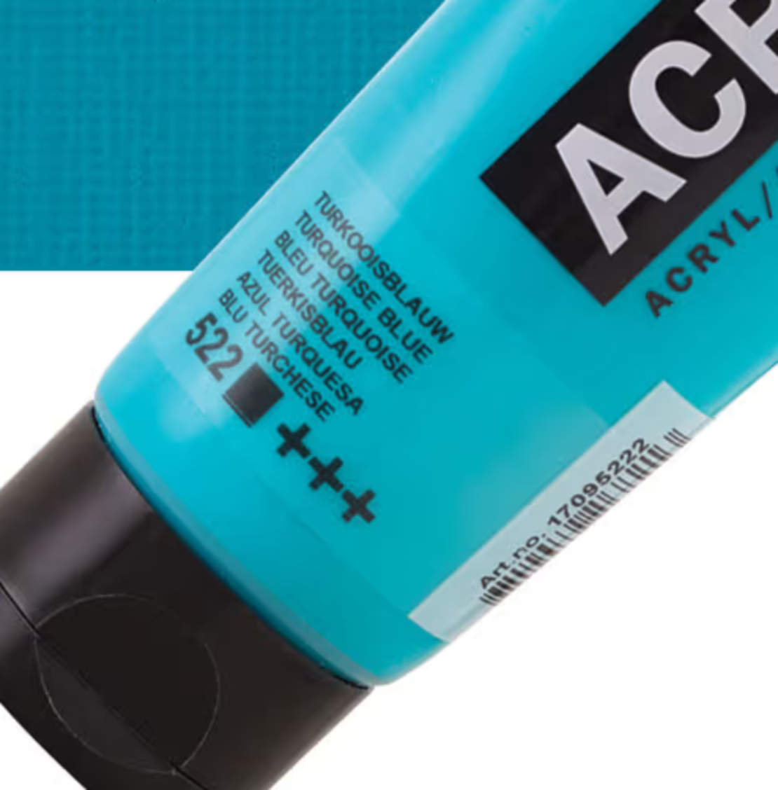 צבע אקריליק טורקיז, 120 מ״ל  Amsterdam Standard Series 522
